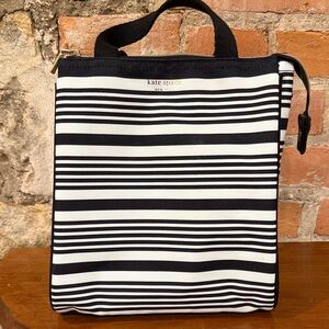 Kate Spade striped lunch tote.